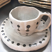 生徒作品例　コーヒーカップ＆ソーサー