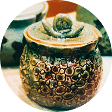 講師作品例　コーヒーポット